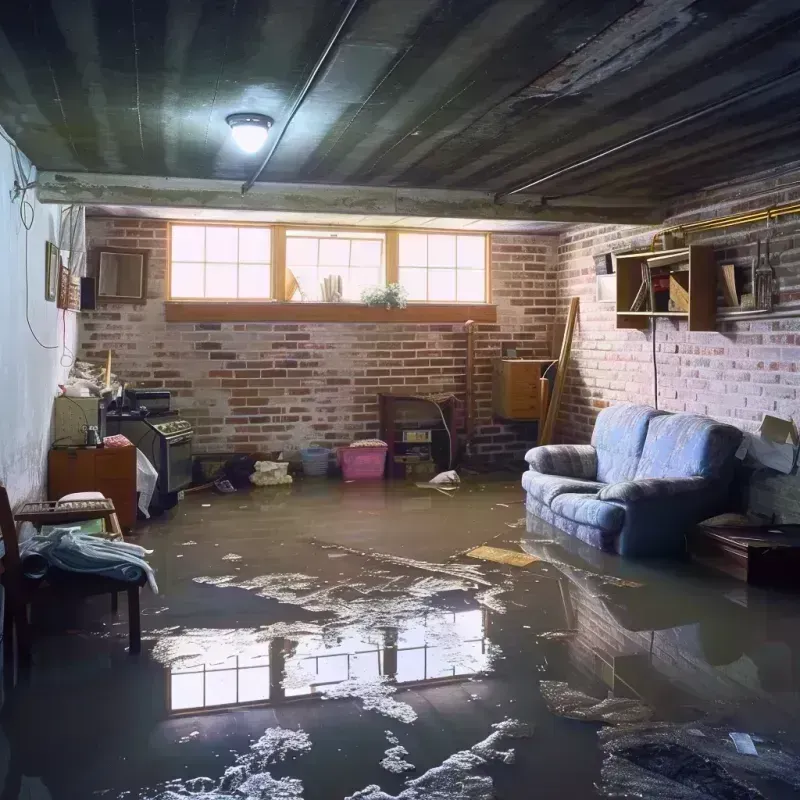 Flooded Basement Cleanup in French Island, WI